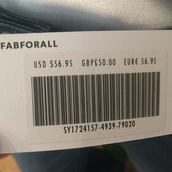 NEW JustFab High Waisted Button Fly Skinny Jeans Women's Size 26 NWT $57 - Picture 5 of 7